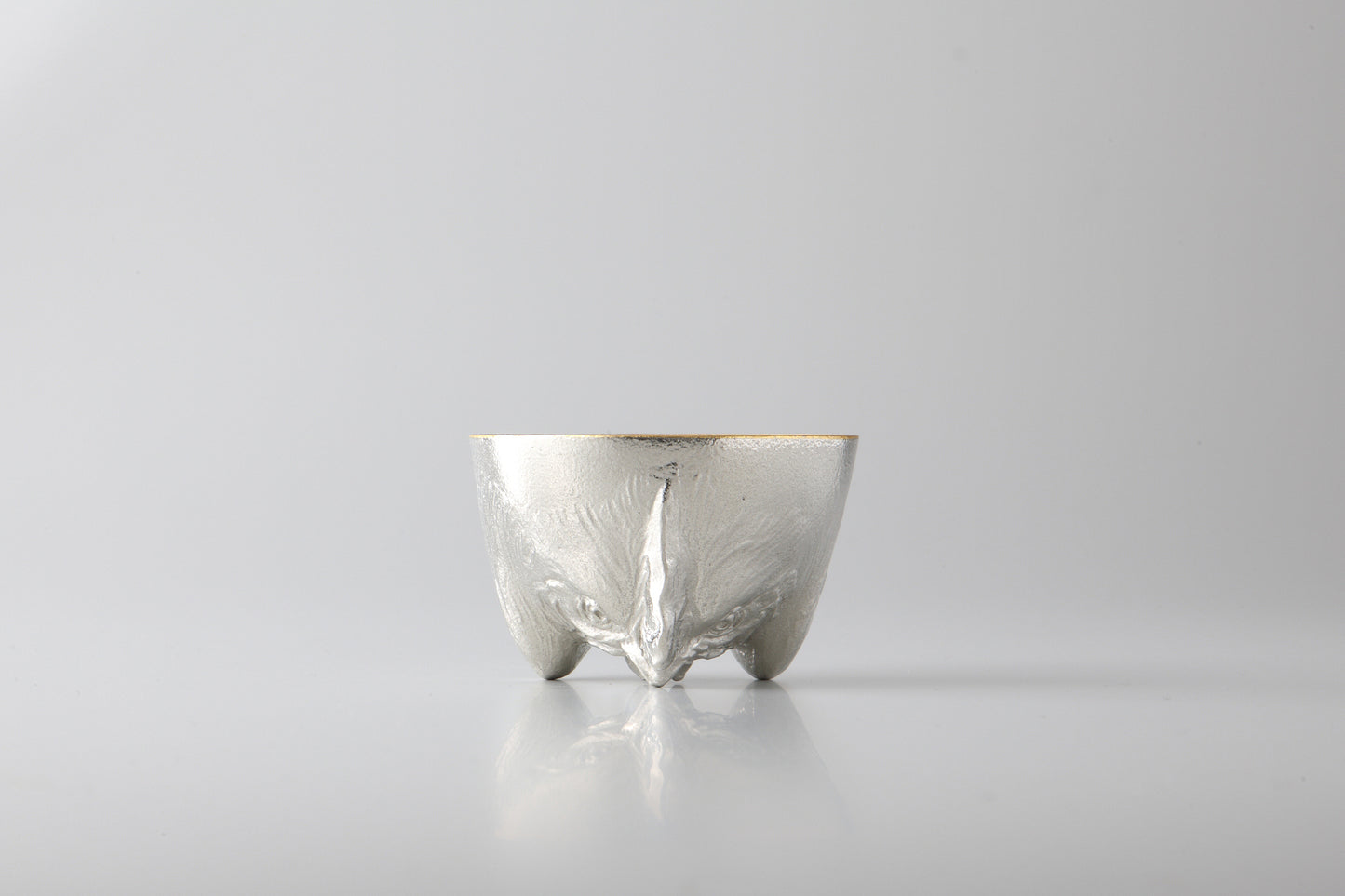 干支ぐい吞 酉 金箔 - 610088