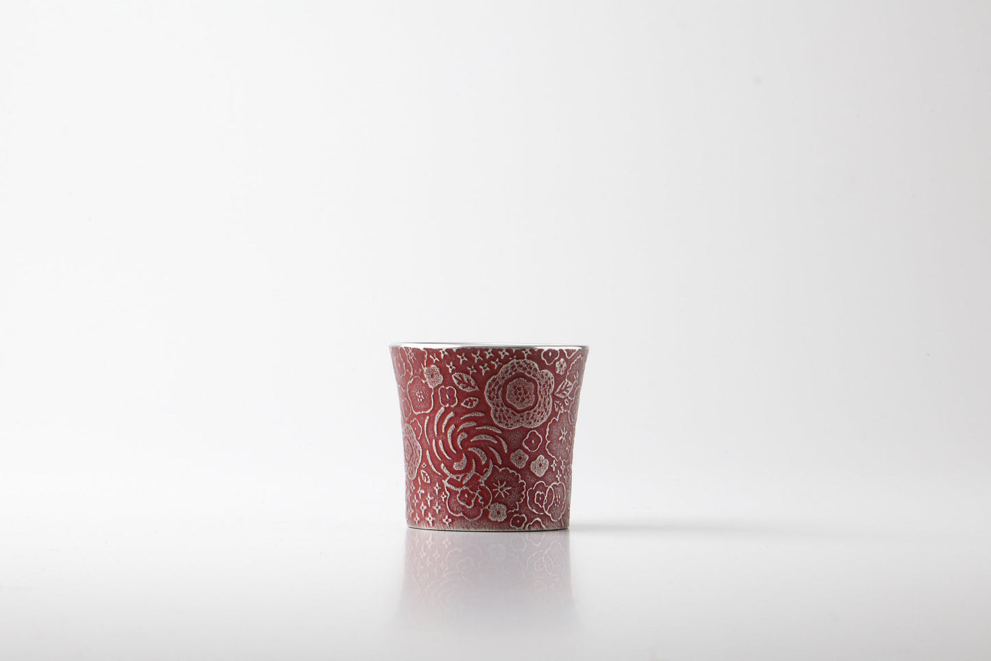 舞花 ぐい吞み 朱 - mai-r