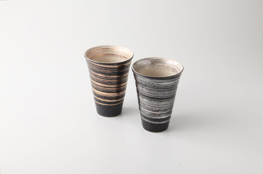 蓮 ren - 反り型ビア（中）ペア