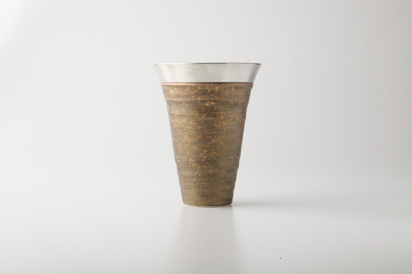 宙 sora - フリーカップ　中空外陶内錫（金）　【名入れ可】