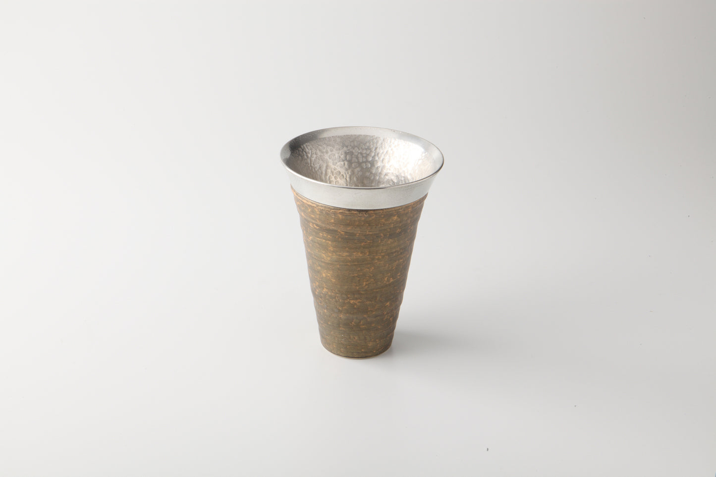 宙 sora - フリーカップ　中空外陶内錫（金）　【名入れ可】