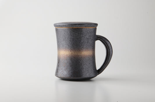 翔 shou -  特大 蓋付マグ（金）