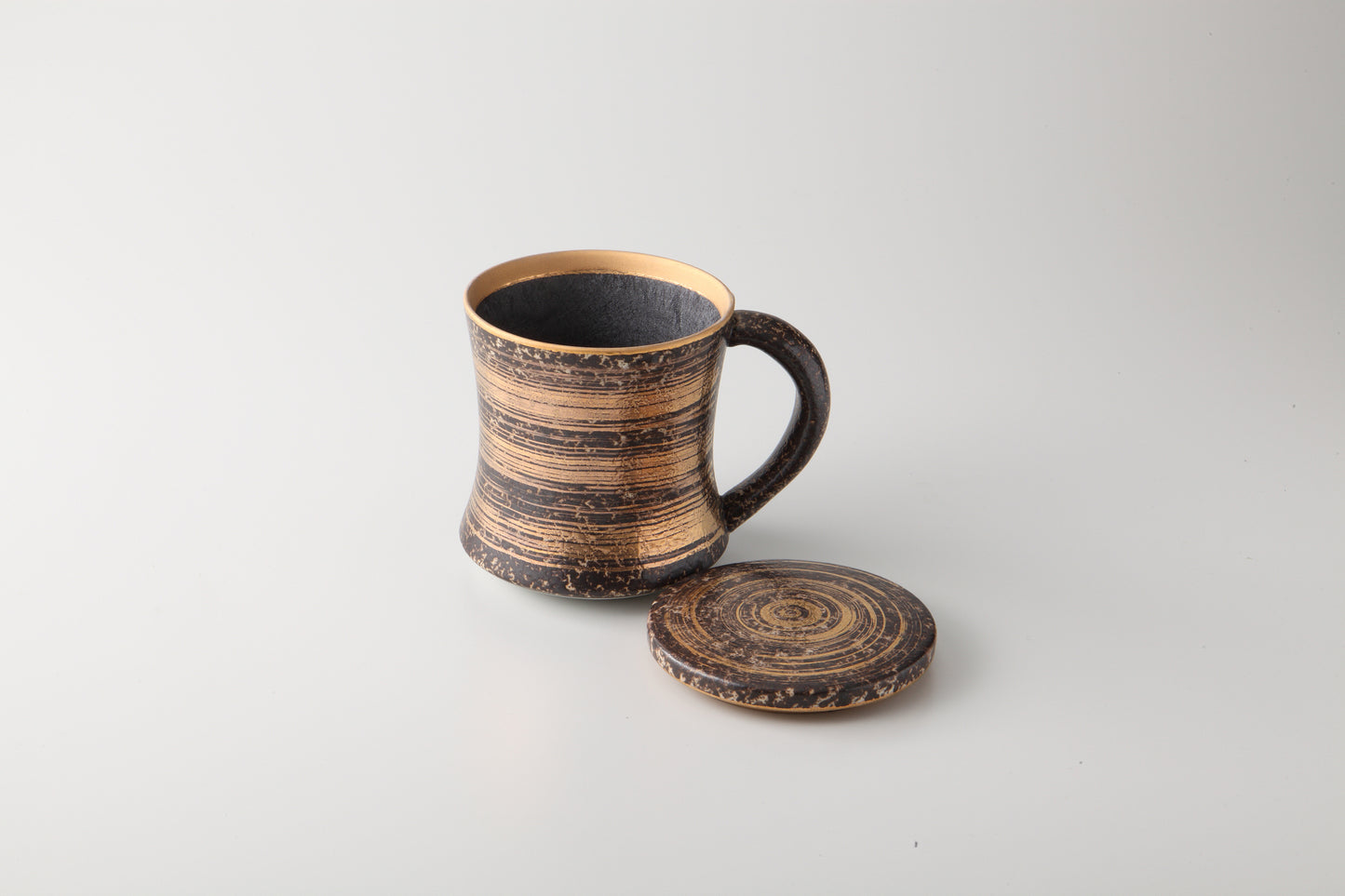 誉 homare - 大 蓋付マグ（金）