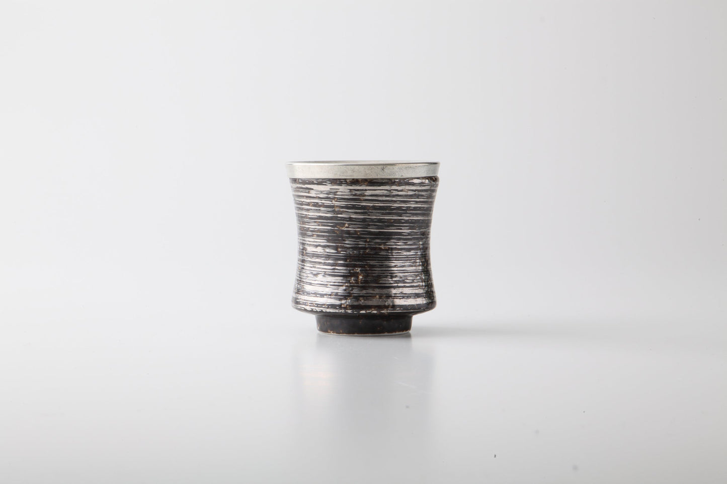 蓮 ren -  盃（銀）中空外陶内錫　【名入れ可】