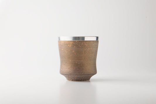 宙 sora -  ロックカップ（金）中空外陶内錫　【名入れ可】