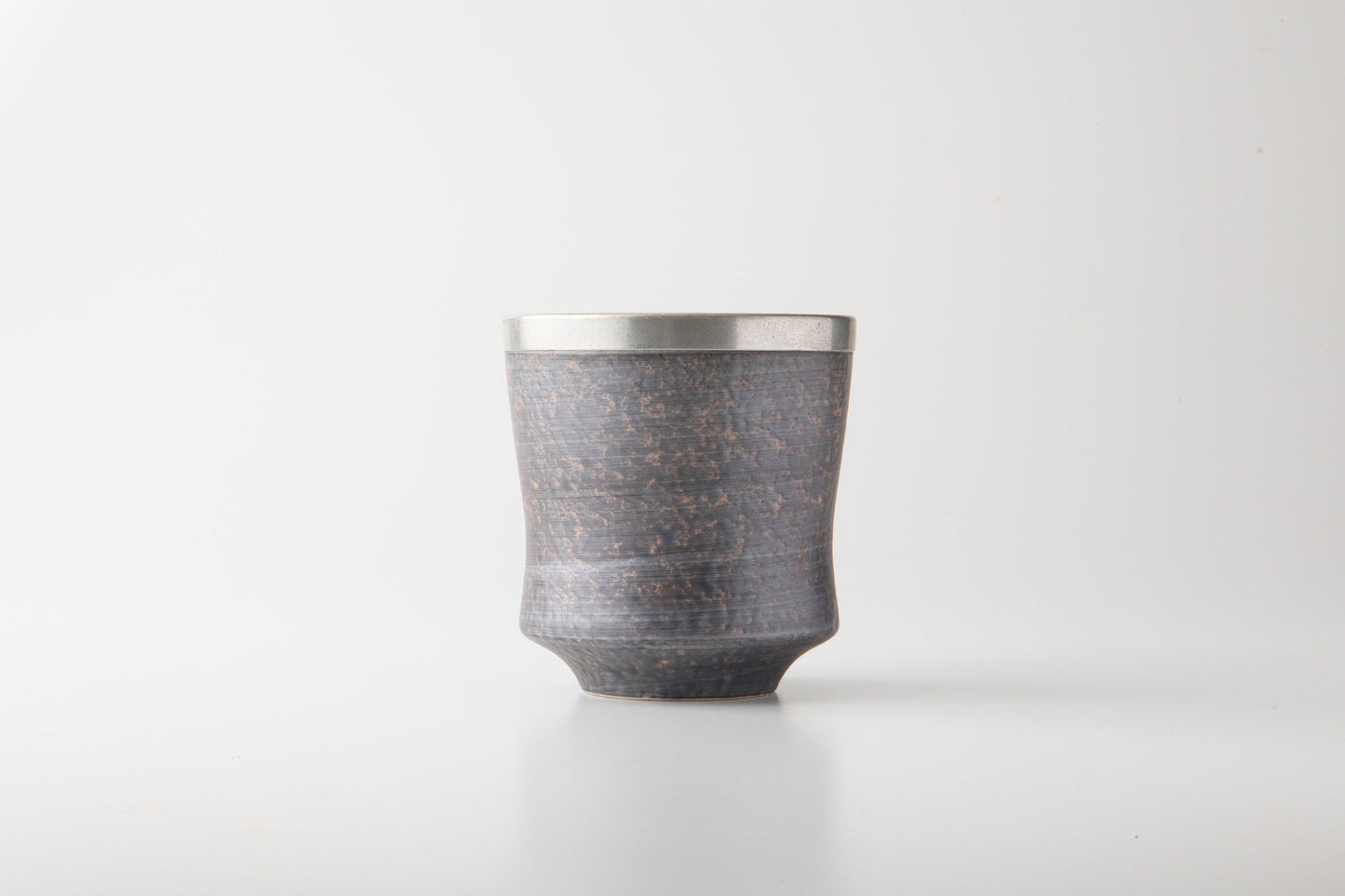 宙 sora - ロックカップ（銀） 中空外陶内錫　【名入れ可】